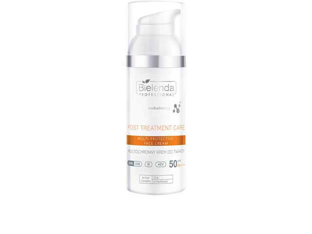 BIELENDA PROFESSIONAL POST TREATMENT CARE Multiochronny Krem do twarzy SPF 50 interakcje ulotka krem - 50 ml