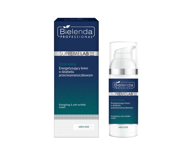 BIELENDA PROFESSIONAL SUPREMELAB Men Line Energetyzujący Krem o działaniu przeciwzmarszczkowym interakcje ulotka krem  50 ml