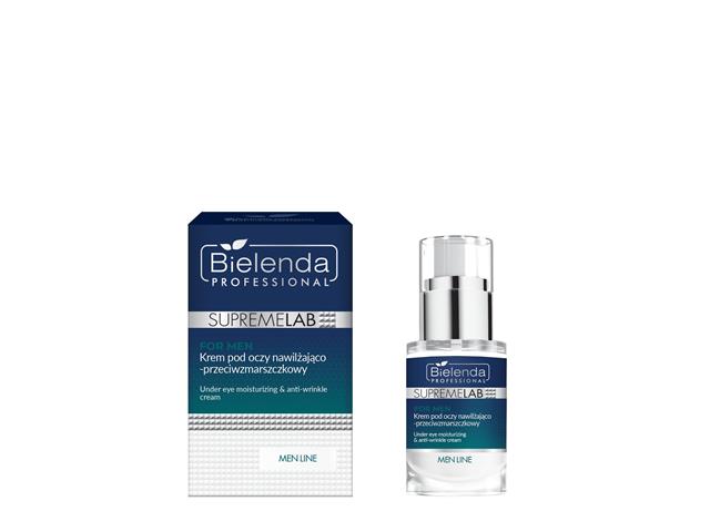 BIELENDA PROFESSIONAL SUPREMELAB Men Line Krem pod oczy nawilżająco-przeciwzmarszczkowy interakcje ulotka   15 ml