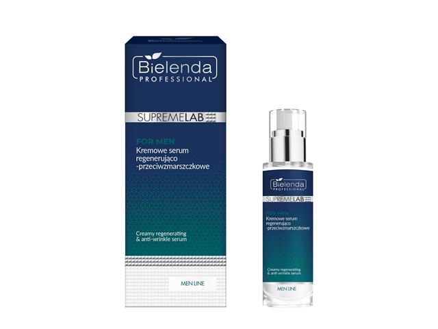 BIELENDA PROFESSIONAL SUPREMELAB Men Line Kremowe Serum regenerująco-przeciwzmarszczkowe interakcje ulotka serum  30 ml