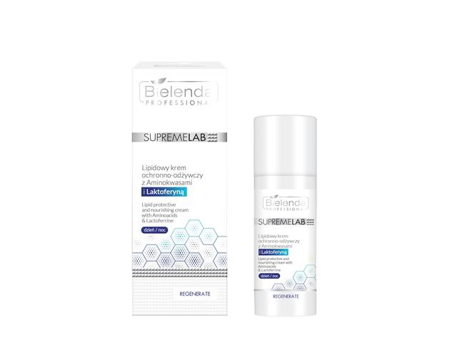 BIELENDA PROFESSIONAL SUPREMELAB Regenerate Lipidowy Krem ochr.-odżyw.z aminokwasami i laktoferyną interakcje ulotka krem  50 ml