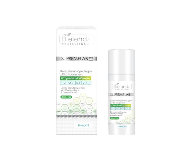 BIELENDA PROFESSIONAL SUPREMELAB Stimulate Krem dermostymul.z fito-kolagenem i czynnikami wzrostu interakcje ulotka   50 ml