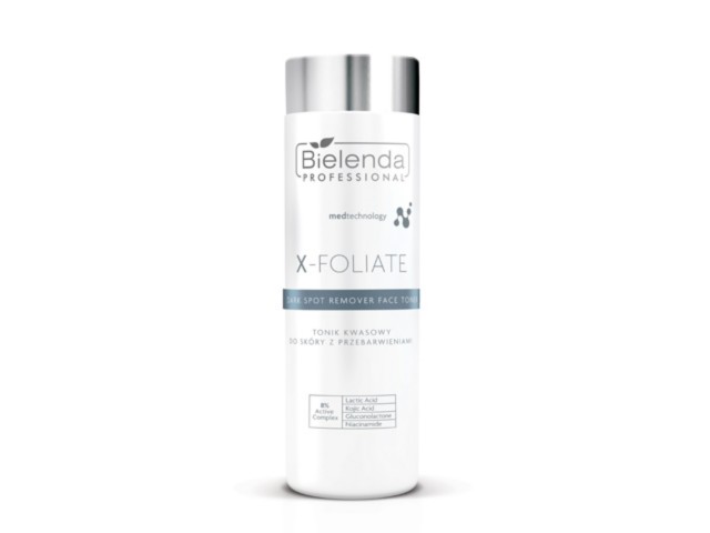 Bielenda Professional X-Foliate Tonik do skóry z przebarwieniami kwasowy interakcje ulotka płyn do stosowania na skórę - 200 ml