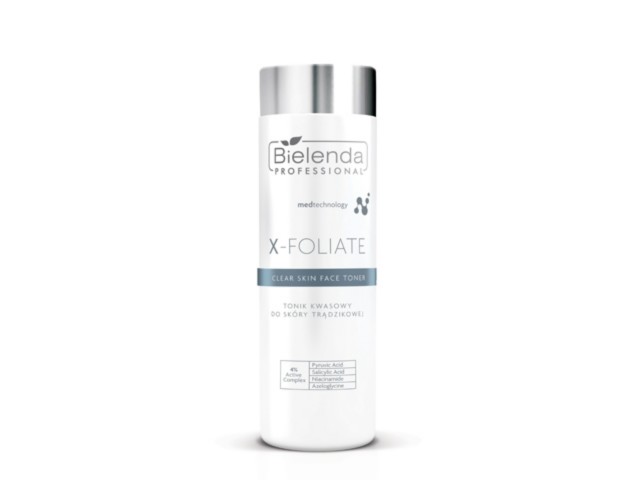 BIELENDA Professional X-FOLIATE Tonik kwasowy do skóry trądzikowej interakcje ulotka płyn do stosowania na skórę - 200 ml