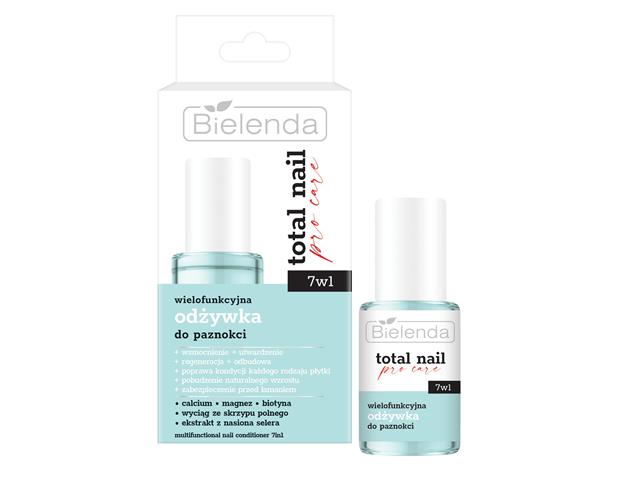 BIELENDA TOTAL NAIL PRO CARE Wielofunkcyjna odżywka do paznokci 7w1 interakcje ulotka   10 ml