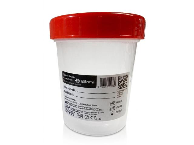 Bifarm Pojemnik na mocz 120 ml sterylny interakcje ulotka pojemnik  1 szt.