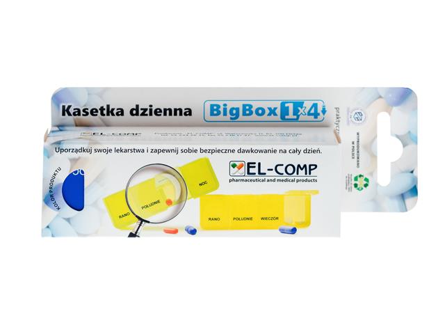 Big Box Kasetka dzienna 1 x 4 interakcje ulotka kasetka  1 szt.