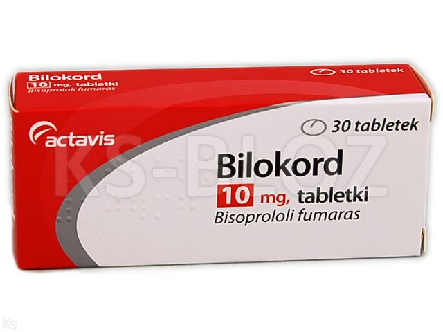Bilokord interakcje ulotka tabletki 10 mg 30 tabl.