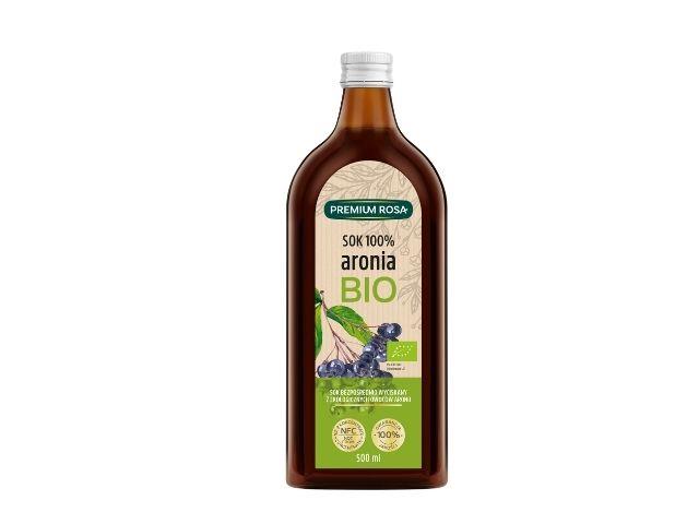 Bio Aronia 100% Sok z owoców aronii interakcje ulotka sok  500 ml