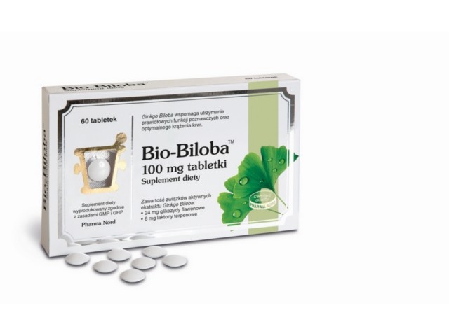 Bio-Biloba interakcje ulotka tabletki  60 tabl.