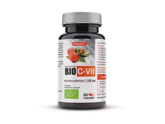 Bio C-Vit Naturalna Witamina C 120 mg interakcje ulotka kapsułki  60 kaps.