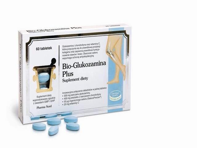 Bio-Glukozamina Plus interakcje ulotka tabletki  60 tabl.