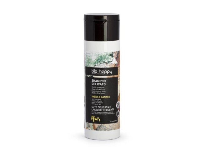 Bio Happy Delikatny Szampon d/włosów Owies i Konopie interakcje ulotka szampon - 200 ml