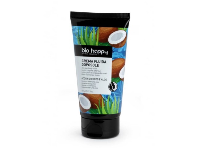 BIO HAPPY Łagodzące Mleczko p/opalaniu Woda Kokosowa & Aloes interakcje ulotka mleczko - 150 ml