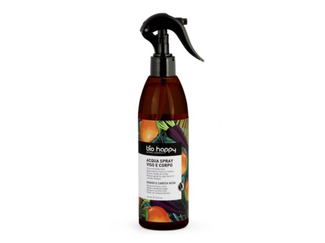 BIO HAPPY Lekka Nawilżająca Mgiełka d/twarzy i ciała Mango & Czarna Marchew interakcje ulotka płyn - 300 ml