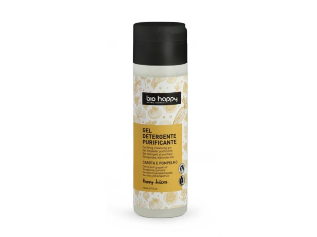 BIO HAPPY Oczyszczający Żel d/twarzy Żółta Marchewka & Grejpfrut interakcje ulotka żel - 200 ml