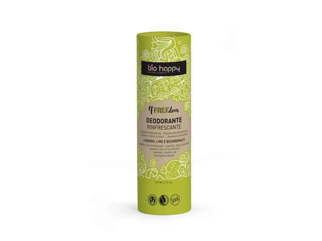 BIO HAPPY Odświeżający Dezodorant w sztyfcie Limonka & Lawenda interakcje ulotka sztyft - 60 g
