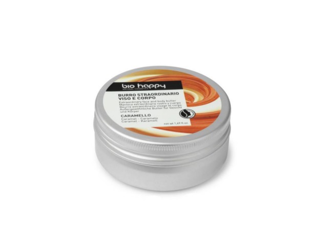 BIO HAPPY SOS Naprawcze Masło d/twarzy i ciała Karmel interakcje ulotka masło - 50 ml