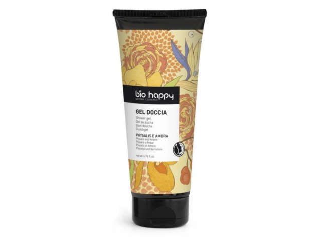 BIO HAPPY Żel p/prysznic Miechunka & Bursztyn interakcje ulotka żel - 200 ml