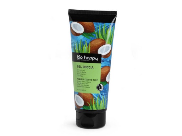 BIO HAPPY Żel p/prysznic Woda Kokosowa & Aloes interakcje ulotka żel - 200 ml