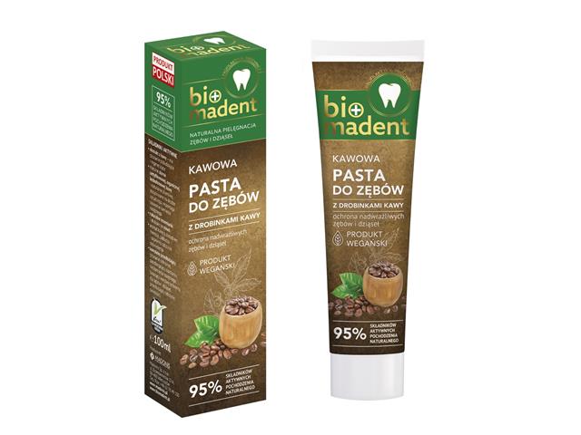 BIO MADENT kawowa Pasta do zębów z drobinkami kawy interakcje ulotka pasta do zębów - 100 ml