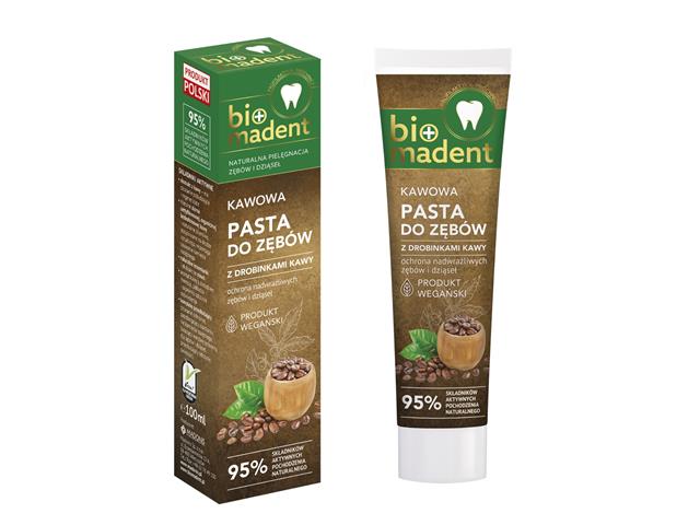 BIO MADENT kawowa Pasta do zębów z drobinkami kawy interakcje ulotka   100 ml