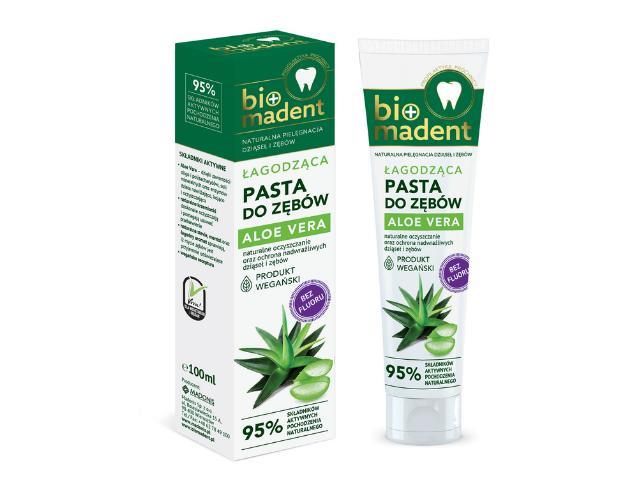 Bio Madent Pasta do zębów łagodząca aloe vera interakcje ulotka pasta do zębów  100 ml