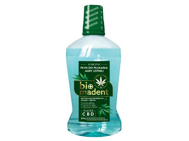 Bio Madent Płyn do płukania jamy ustnej konopny interakcje ulotka płyn do płukania jamy ustnej - 500 ml