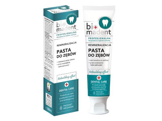Bio Madent Remineralizacja Pasta do mycia zębów interakcje ulotka pasta do zębów 100 ml