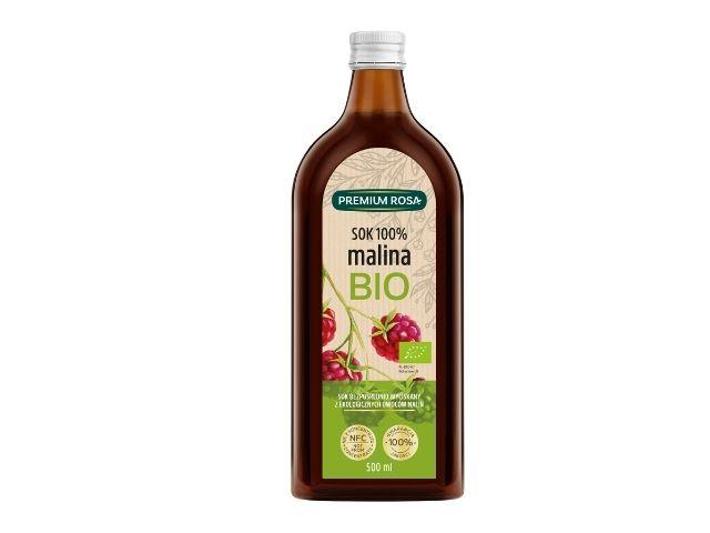 Bio Malina 100% Sok z owoców malin interakcje ulotka sok  500 ml