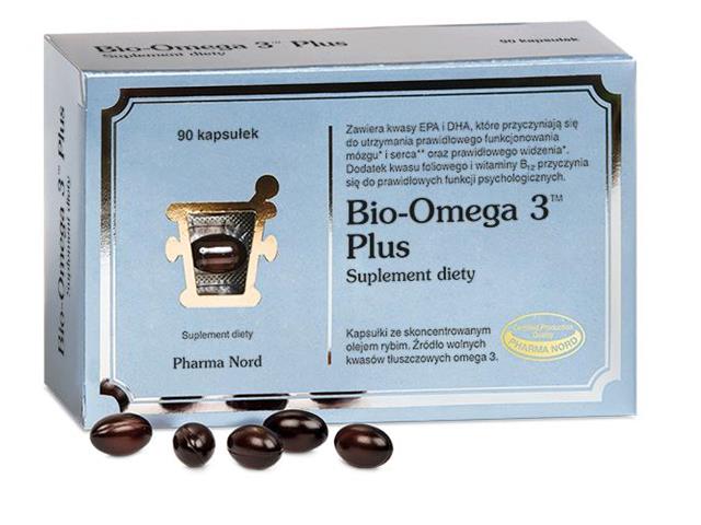 Bio-Omega 3 Plus interakcje ulotka kapsułki  90 kaps.