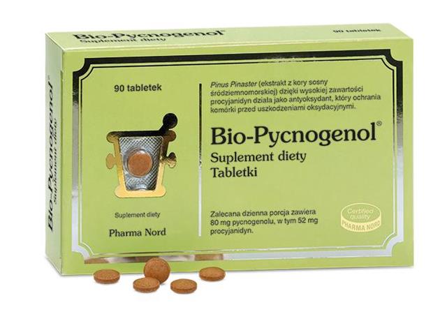 Bio-Pycnogenol interakcje ulotka tabletki  90 tabl.