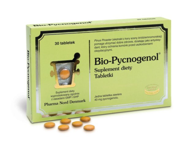 Bio-Pycnogenol interakcje ulotka tabletki  30 tabl.