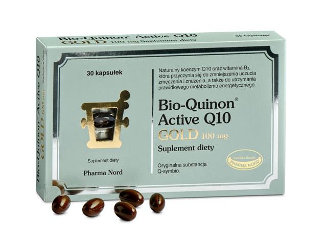 Bio-Quinon Active Q10 100 mg Gold interakcje ulotka kapsułki - 30 kaps.