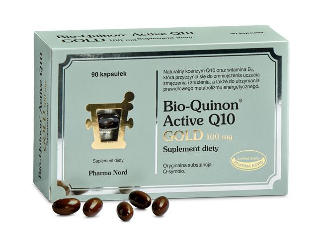 Bio-Quinon Active Q10 Gold 100 mg interakcje ulotka kapsułki  90 kaps.