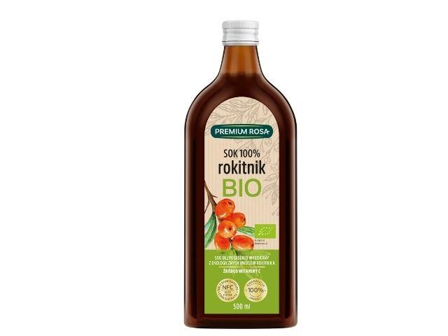 Bio Rokitnik 100% Sok z owoców rokitnika interakcje ulotka sok  500 ml