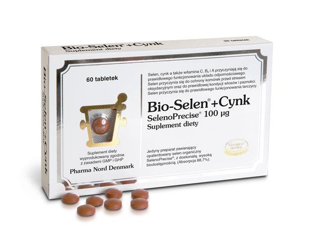 Bio-Selen + Cynk interakcje ulotka tabletki  60 tabl.