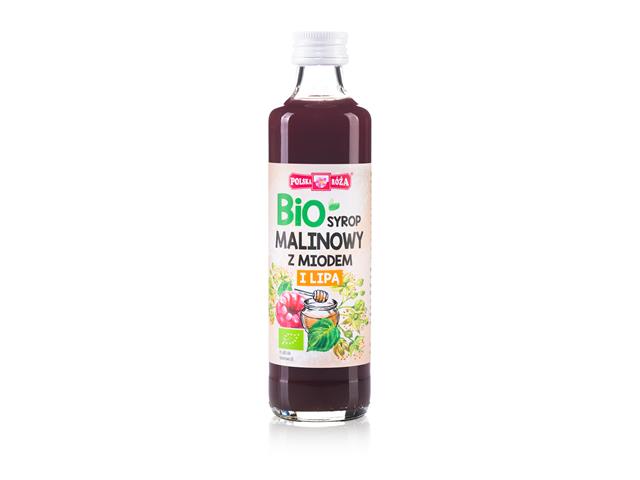 Bio Syrop malinowy z lipą i miodem interakcje ulotka syrop  250 ml