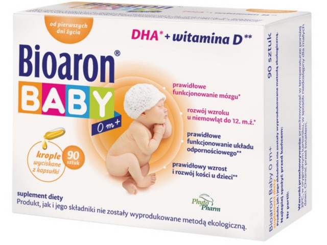 Bioaron Baby 0 m+ interakcje ulotka kapsułki twist-off  90 kaps.