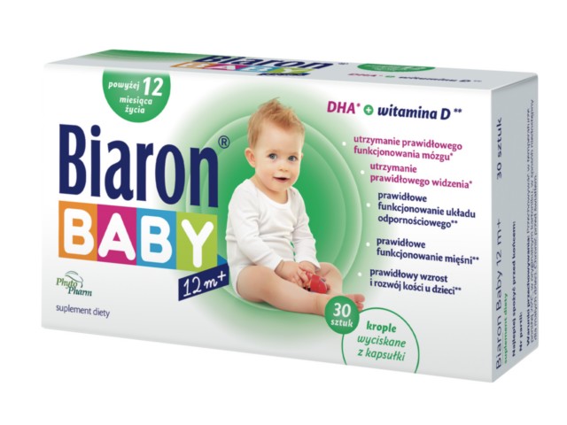 Bioaron Baby powyżej 12 miesięcy interakcje ulotka kapsułki twist-off  30 kaps.