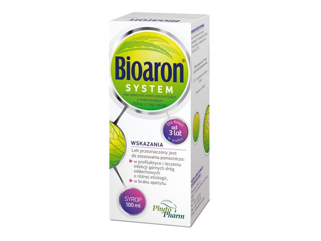 Bioaron System (Bioaron C) interakcje ulotka syrop (1,92g+51mg)/5ml 100 ml