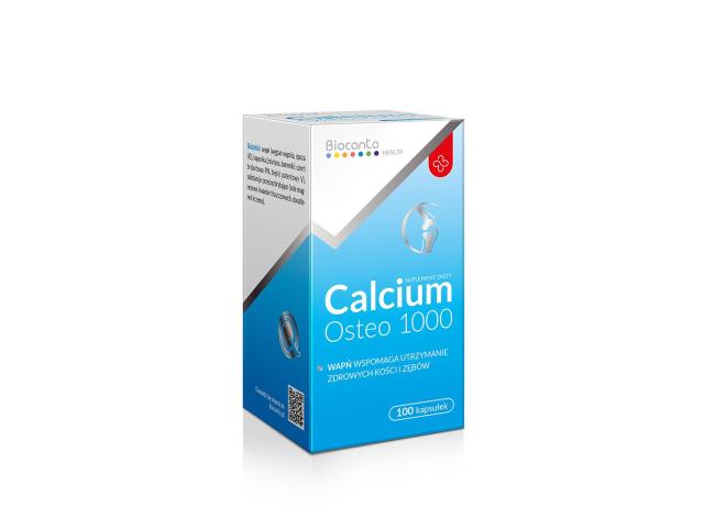 Biocanto Calcium Osteo 1000 interakcje ulotka kapsułki  100 kaps.
