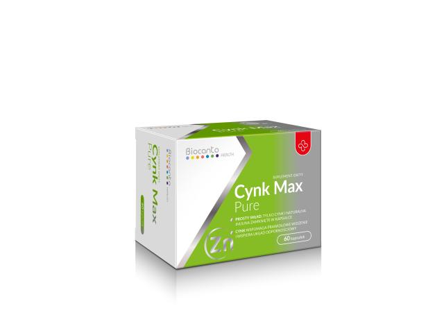 Biocanto Cynk Max Pure interakcje ulotka kapsułki  60 kaps.