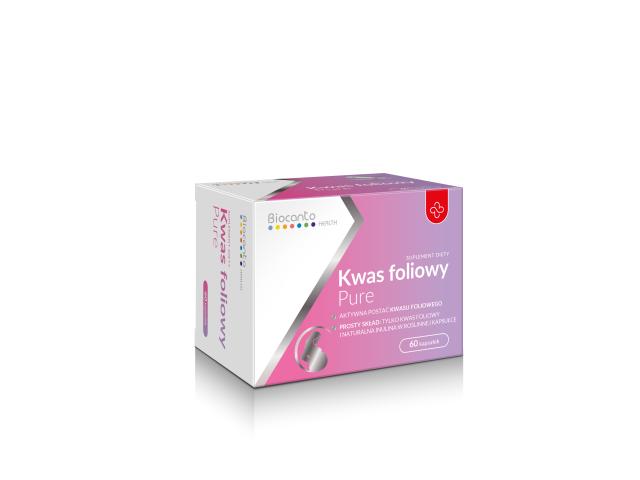 Biocanto Kwas Foliowy Pure interakcje ulotka kapsułki - 60 kaps.