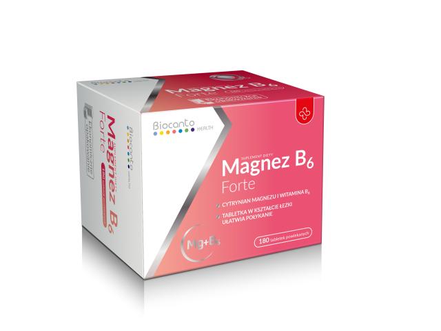 Biocanto Magnez B6 Forte interakcje ulotka tabletki powlekane - 180 tabl.