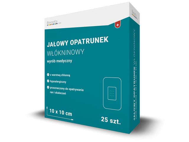 Biocanto Opatrunek jałowy włókninowy 10 x 10 cm interakcje ulotka opatrunek  25 szt.