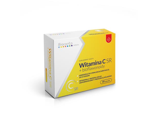 Biocanto Witamina C SR + Bioflawonoidy interakcje ulotka kapsułki  60 kaps.