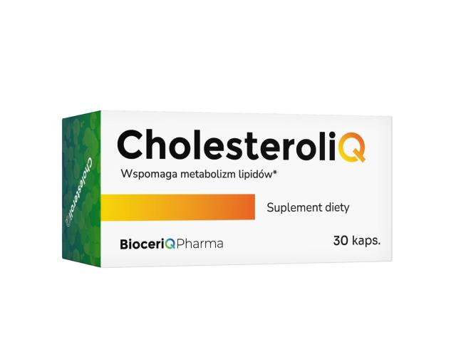BioceriQ CholesteroliQ interakcje ulotka kapsułki twarde  30 kaps.