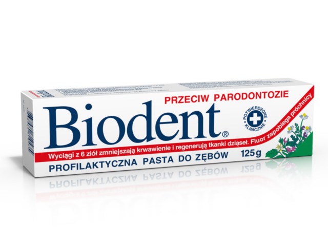 Biodent Pasta przeciw paradontozie interakcje ulotka   125 g