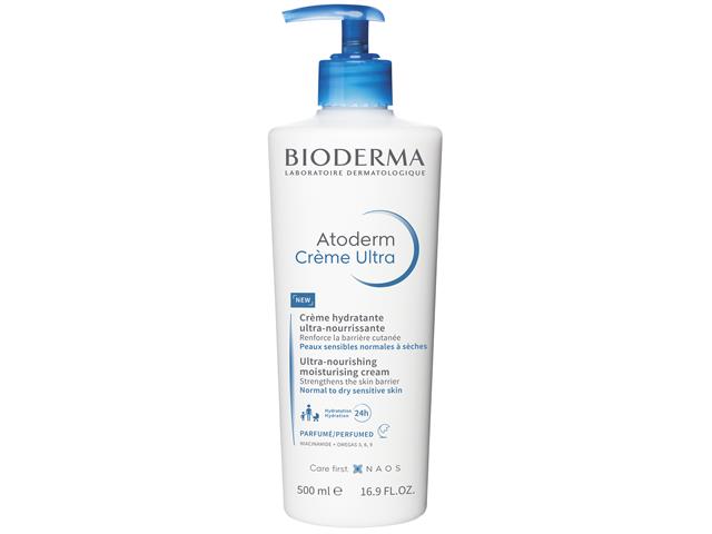 BIODERMA ATODERM CREME ULTRA PERFUMED Ultranawilżający i Wzmacniający Krem sk.normal.i sucha,wraż. interakcje ulotka krem  500 ml